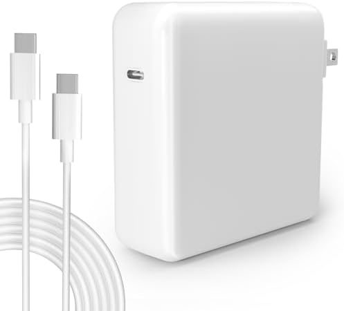 67 W USB C Fast Charger for Mac Book Pro & Air – Universal Power Solution for i Pad Pro, Samsung Galaxy & All Type-C Devices – Includes 6.6 ft USB C Cable for Optimal Versatility – Compact, Durable Design with Advanced Safety Features for Reliable Power Delivery