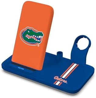 SOAR NCAA 4-in-1 Wireless Charging Docking Station: Rapid Charge Solution for i Phone, Apple Watch, Air Pods & Apple Pencil – Official NCAA Design for Ultimate Fan Experience and Device Compatibility