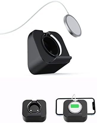 Wall Mount Holder for Magsafe Charger Magsafe Accessories Bedside Phone Holder Compatible with iPhone 14/pro/12/12Pro/12Mini/12ProMax/iPhone 13/13Pro/13Mini/13ProMax (Charger Not Included) (Black) – Enhanced Compatibility and Speed
