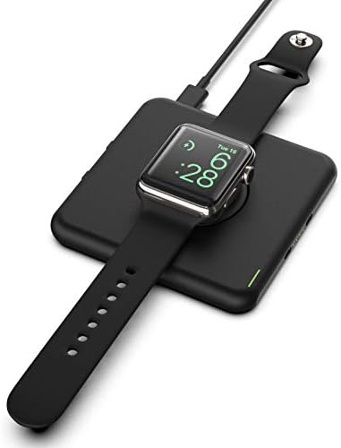 Modula5 Wireless Charging Pod for Smartwatches – RX-MP02 B | Rapid Qi-Enabled Charger for Apple Watch & Multi-Device Compatibility | Sleek, Portable Design with LED Indicators for Effortless Charging Experience