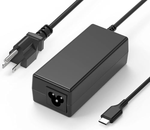 Ultra-Fast 45 W USB-C Charger for HP Chromebooks & Compatible Devices – Efficient Power Supply for Students & Professionals – Versatile Charging with Enhanced Compatibility for HP, Dell, Lenovo, & Samsung Laptops – Compact Design for Easy Portability – Get Back to Work Without Delay!
