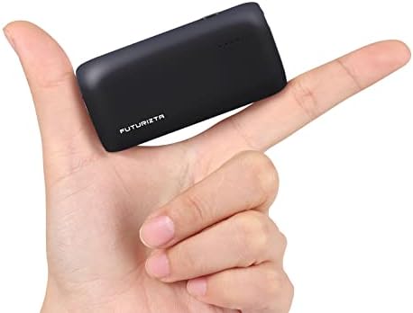 Futurizta Tech® Pixy Mini 5000 m Ah Ultra-Compact Lavender Power Bank – Dual Port Fast Charger with 20 W PD Output & QC 3.0 for Seamless Device Compatibility – Lightweight Portable Charger with Carrying Pouch for On-the-Go Power Solutions