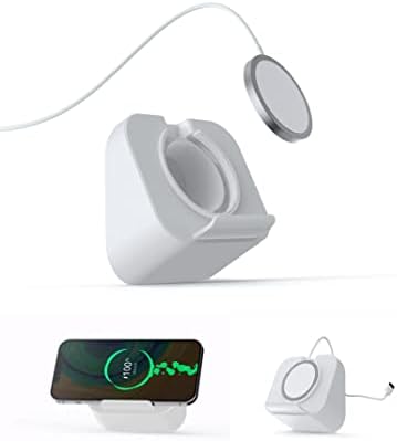 Phone Wall Mount for Magsafe Charger Compatible with Phone Holder Fit for iPhone 12/12 Pro/13 Pro Max Magsafe Accessories (Charger Not Included) (Black) – Enhanced Compatibility and Speed