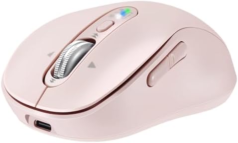 Elevate Your Productivity with the L570 Wireless Bluetooth Mouse – Portable, Rechargeable, and Multi-Device Compatible for Seamless Navigation Across Mac Book Air/Pro, i Pad, Laptop, and Computer – Featuring 4-Level DPI, Ergonomic Design, Silent Click, and 4-Way Scrolling for Ultimate Comfort and Precision