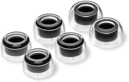 Upgrade Your Bose Listening Experience with AZLA Sedna Earfit Crystal Silicone Tips – Supreme Comfort & Noise Isolation for Quiet Comfort Ultra & QC II – 3 Sizes for Customized Fit – Enhance Audio Quality & Block External Noise