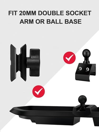 Revolutionary 2 PCS Aluminum Double Socket Arm Mounting System – Lightweight Adjustable Connectors for 20 mm Ball Head Adapters – Perfect for Photographers and Travelers Seeking Stability – Versatile Cell Phone Holder & Camera Mounting Solution – Durable Vehicle Accessories for Enhanced Device Performance – Quick Setup with Optimal Viewing Angles – Ideal for All Smartphone and Camera Compatibility