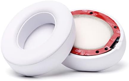 Upgrade Your Audio Experience with WC Wicked Cushions Replacement Ear Pads for Beats Studio 2 & 3 – Retro 90’s White | Luxurious PU Leather & Enhanced Foam for Optimal Sound Isolation | Perfectly Fits B0501 & B0500 Models | Not Compatible with Beats Solo | Enhanced Adhesive for Maximum Durability and Longevity