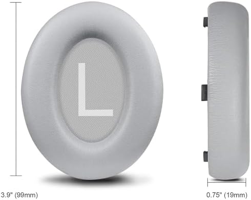 Ultimate Comfort Upgrade: Premium Replacement Earpads for Bose 700 Wireless Headphones – High-Density Noise-Cancelling Foam with Luxurious Protein Leather | Perfect Fit for Extended Listening & Enhanced Audio Performance – Stylish Silver Design
