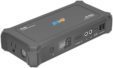 JIYHF High-Capacity Portable Power Bank with AC Outlet – 99.9 Wh / 27000 m Ah Charger for Laptops and Devices, 100 W AC + 65 W PD USB-C + 5521 DC Ports for Seamless Business Travel, Outdoor Adventures, and Emergency Power Solutions – Optimal Compatibility and Rapid Charging Efficiency