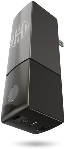 Ultra-Compact HALO Rapid Pack 5000 AC: Dual-Function Power Bank & Wall Charger with Fast USB-A & USB-C Ports | TSA-Approved Travel Essential for Multi-Device Charging | Smart Battery Protection & LED Indicators for Ultimate Convenience