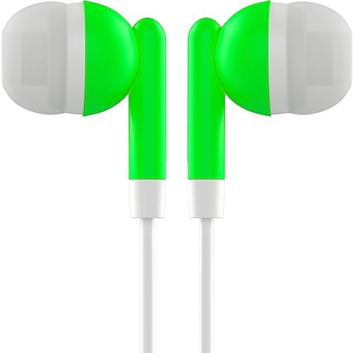 Maeline 30-Pack Noise-Isolating Earbuds with Built-In Microphone and Volume Control – Superior Stereo Bass In-Ear Headphones for i Phone, Android, PC & Laptop – Tangle-Free Design for Effortless Listening and Enhanced Compatibility