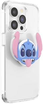 Stylish Lilo & Stitch Pop Socket Grip with Kickstand – Versatile One-Handed Phone Holder for Seamless Use and Enhanced Compatibility across Devices – Effortless Style and Functionality in a Durable Accessory for i Phone, Samsung, and More – Perfect for Wireless Charging and Swappable Designs – Ideal Anti-Drop Solution for Everyday Convenience