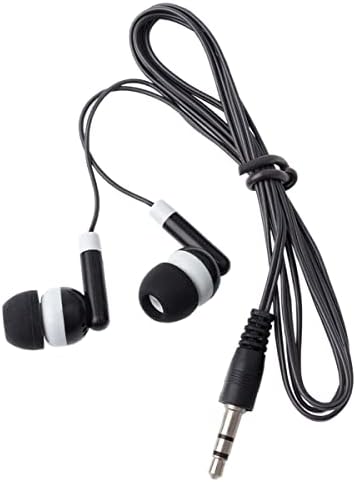 Bulk Pack of 50 Individually Wrapped Earbuds – Premium Classroom Headphones for Schools, Libraries, and Hospitals – Enhanced Compatibility, Lightweight Design, and High-Quality Sound for Focused Listening