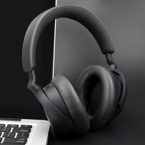 Upgrade Your Sennheiser Accentum & Accentum Plus with SOULWIT Premium Earpads – Luxurious Soft Protein Leather & High-Density Foam for Unmatched Comfort and Superior Noise Isolation – Sleek Black Replacement Ear Cushions for Wireless Headphones – Effortless Installation for Enhanced Sound Quality