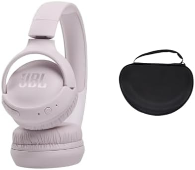 JBL Tune 510 BT On-Ear Wireless Headphones – Immersive Pure Bass Audio with Bluetooth 5.0, 40-Hour Battery Life, and Multi-Device Connectivity for Seamless Listening Anywhere – Lightweight, Foldable Design with Travel Case for Ultimate Portability and Convenience