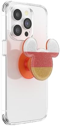 Disney Classic Mouse Pop Sockets Phone Grip with Versatile Kickstand – Ultimate Anti-Drop Phone Holder for One-Handed Use and Easy Style Switchability – Compatible with i Phone, Samsung, and Most Cases – Ideal for Wireless Charging and Everyday Convenience