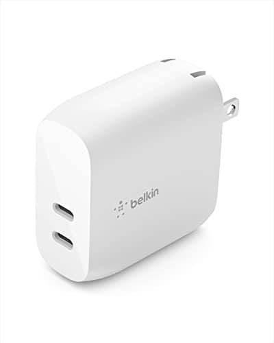 Belkin Multi-Device Power Hub – Efficient USB-C Fast Charging Adapter for Mac Book Pro, Chromebook, i Phone 16/15/14, Samsung Galaxy S25 & Nintendo Switch 2 – Sleek White Design for Home & Office Use with Enhanced Safety Features