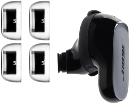 Upgrade Your Bose Audio with AZLA Sedna Earfit Crystal Replacement Tips – Enhanced Comfort & Noise Isolation for Quiet Comfort Ultra and QC II Earbuds – Premium Silicone for Unmatched Sound Clarity and Fit