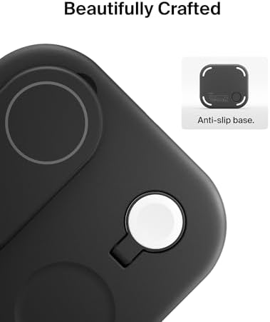 Revolutionize Your Charging Experience with the Belkin 2-in-1 Magnetic Foldable Charger – 15 W Qi2-Certified Wireless Power for Apple i Phone 16 & Samsung Galaxy S25 with Non-Slip Stability – Sleek White Design for Home, Office & Travel – PSU Included for Instant Use and Enhanced Device Compatibility
