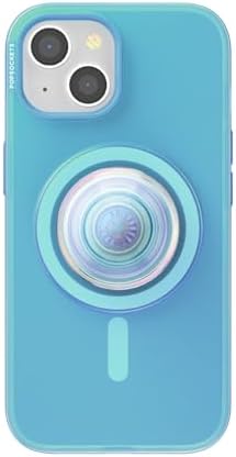 Transparent Mag Safe-Compatible Phone Grip Case for i Phone 15 Pro Max – Superior Drop Protection and Effortless Wireless Charging – Elevate Your Style with Enhanced Handling and Sleek Design