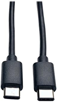 Tripp Lite 6 ft USB 2.0 Cable – High-Speed Type-C to Type-C M/M for Effortless Data Transfer and Fast Charging, Ideal for Laptops, Tablets, and Smartphones, Durable Design with Reversible Connector for Maximum Compatibility and Convenience