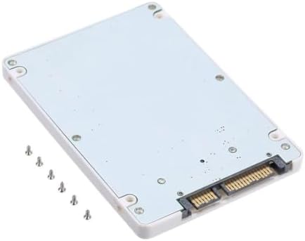 Upgrade Your Laptop Storage with Chen Yang m SATA Mini SATA SSD to IDE 44 Pin External Hard Disk Enclosure – High-Speed Data Transfer, Tool-Free Setup, and Enhanced Compatibility for 2.5-Inch Drives in Stylish White Finish