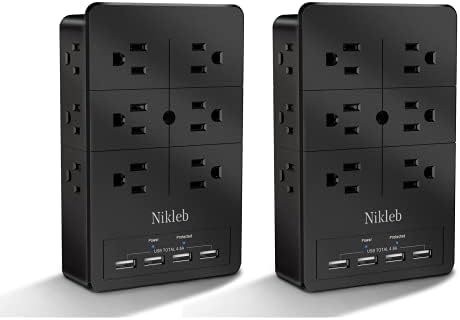 Maximize Your Power with the 23-in-1 Heavy Duty Surge Protector Power Strip – 20 Outlets Plus 2 USB and 1 USB-C Ports, 6 ft Wall-Mountable Extension Cord for Efficient Gaming, Office, and Home Setup – Unmatched Compatibility and Fast Charging Solutions