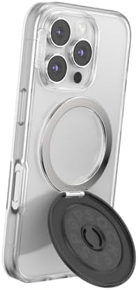 Mag Safe Pop Grip and Stand – Premium Magnetic Phone Accessory for i Phone – Customizable and Swappable Design for Optimal Grip and Hands-Free Convenience – Compatible with Wireless Charging, Elegant Black Finish for Enhanced Mobile Experience