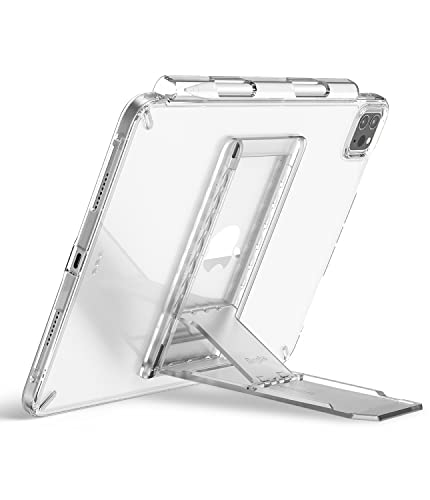 Elevate Your Tablet Experience with the Ringke Universal Adjustable Kickstand – Lightweight, Multi-Angle Holder for i Pad, Android Tablets, and E-Readers – Clear Mist Finish with Anti-Skid Silicone Pad for Secure Grip and Stylish Portability – Perfect for Streaming, Video Chats, and On-the-Go Use