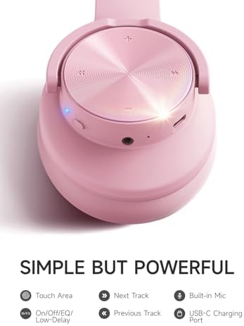 Transform Your Sound Experience with Picun B8 Over-Ear Wireless Bluetooth Headphones – Incredible 120-Hour Battery Life, Custom EQ Modes, and Powerful Deep Bass for Ultimate Immersion – Ideal for Travel, Office, and Daily Adventures in Chic Purple