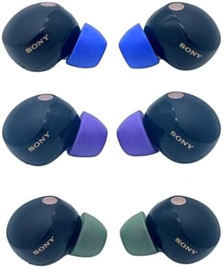 Upgrade Your Sony True Wireless Earbuds with Comply Memory Foam Replacement Tips | Maximum Comfort and Secure Fit for Enhanced Listening | Superior Noise Isolation & Anti-Slip Design | Available in Black Sizes S/M/L (3 Pairs) – Perfect for Music Lovers and Active Lifestyles