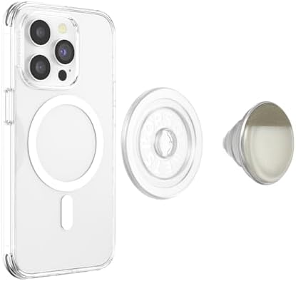 Stylish Dusty Rose Magnetic Phone Grip & Stand for i Phone Mag Safe – Secure Pop Socket with Kickstand for Effortless Hands-Free Viewing and Seamless Wireless Charging – Enhance Your Mobile Experience with Chic Functionality and Personalization Options