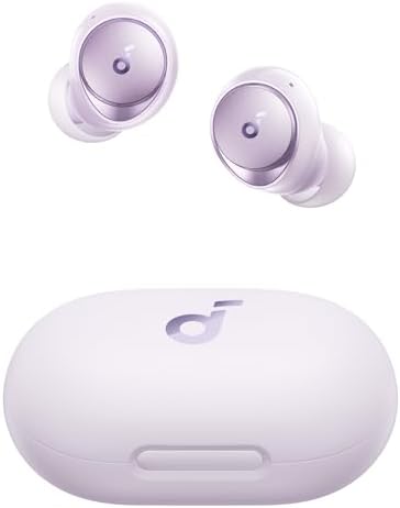 Discover Superior Sound with Soundcore by Anker Space A40 Wireless Earbuds – Unmatched Adaptive Active Noise Cancelling for 98% Noise Reduction, 50 Hours of Playtime, and High-Resolution Audio – Ergonomically Crafted for All-Day Comfort and Effortless Wireless Charging – Ideal for Music Lovers and Everyday Use