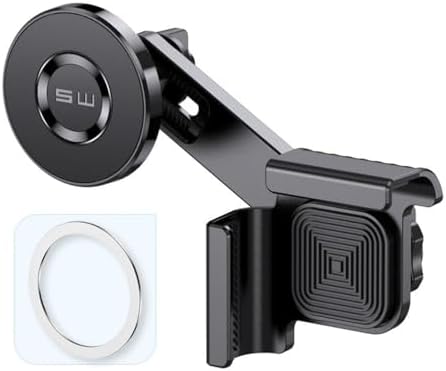 Phone Mount for Tesla Model 3 Accessories,Strongest Magnet Power Magnetic Car Phone Holder Mount for Tesla Model Y Accessories,for All iPhone & Android Phones with Magnetic Ring (Black, M) – Enhanced Compatibility and Speed