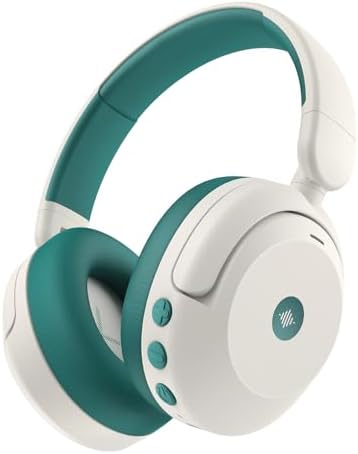 Premium i Clever BTH20 Kids’ Bluetooth 5.4 Headphones with Advanced Active Noise Cancellation – Up to 60 Hours of Playtime, Fast Type-C Charging, and Safe 80 d B Volume Limit – Ideal for Air Travel, Learning, and Entertainment – Award-Winning Kid-Friendly Design in Vibrant Blue for Young Audiophiles