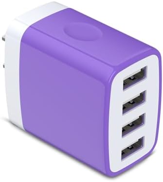 Dual USB Wall Charger 2-Pack – Rapid Charge Block for i Phone, Samsung Galaxy & Google Pixel – Universal Compatibility Power Adapter for Home, Office, and Travel – Fast Charging Technology with Compact Design – Reliable Multi Plug Outlet Solution for All Your Devices