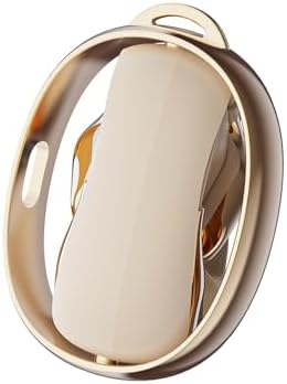 Innovative Open Ear Wireless Earbuds with Bluetooth 5.4 – Ergonomic Anti-Hearing Loss Design for Comfort, IPX5 Waterproof Rating for All-Weather Use, 48-Hour Battery Life, and Unique Fidget Spinner Feature for Stress Relief – Ideal for Active Lifestyles and Immersive Sound Experience in Sleek White Finish