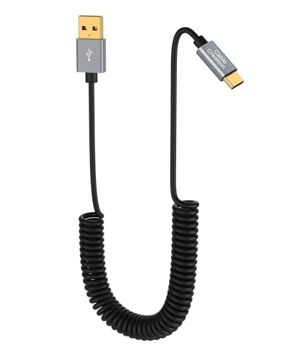 Revolutionize Your Charging Experience with the Cable Creation 5 ft Retractable USB-C Coiled Cable – Fast 3 A Charging for Android Auto, Apple Car Play, i Phone 15/16, and More – Durable, Tangle-Free Design for Effortless Data Sync and Seamless Connectivity Across All Type C Devices