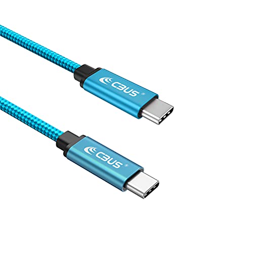 CBUS 10 ft USB-C to C Fast Charging Cable – Heavy-Duty Braided Cord for i Phone 16/15/Pro/Max/Plus & Android Devices – Superior Durability & Super Speed USB-C Charger in Stylish Purple – Unmatched Flexibility for Home & Travel Use