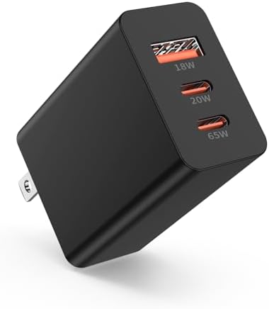 100 W Ga N USB-C Wall Charger – 3-Port Fast Charging Station for Mac Book, i Phone 16/15, Galaxy S24 & More – Compact Design with Enhanced Compatibility and Safety Features for Home, Office, and Travel Use