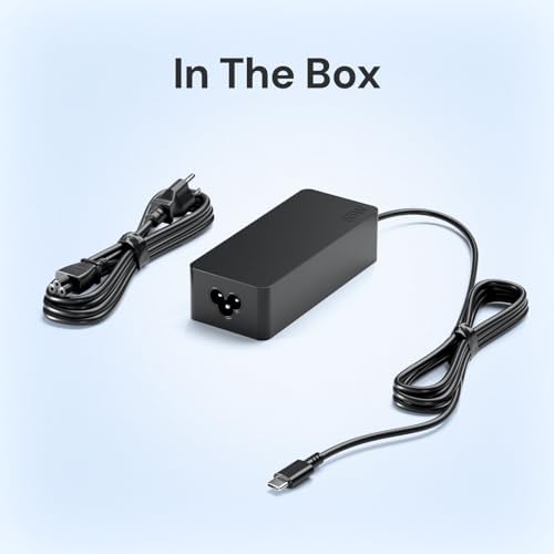 Efficient 65 W USB-C Power Adapter for Lenovo Think Pad Series: Fast Charging Solution for P14 s, P16 s, T14, T15, and X1 Carbon; Versatile AC Charger with Multiple Voltage Outputs for Enhanced Performance; Ideal for Think Pad Yoga and Chromebook Users; Safety Features Against Short-Circuit and Overheating; Comes with Charger and Power Cord for Seamless Connectivity and Reliability; Elevate Your Charging Experience with Reliable Protection and Optimal Compatibility for Various Think Pad Models.