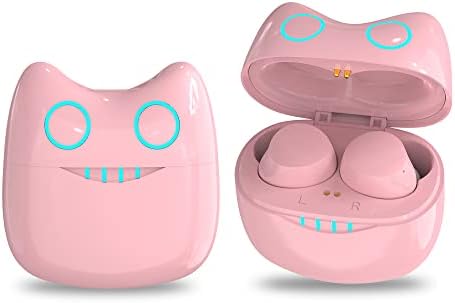 Adorable Panda-Themed Kids Wireless Earbuds – Bluetooth 5.0 with 36 Hours Playtime & IPX6 Waterproof for Active Lifestyles – 3 D Stereo Sound & Built-in Mic for Hands-Free Calling – Perfect for Children and Adults