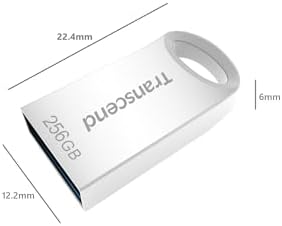Transcend Jet Flash 710 32 GB USB 3.1 Flash Drive – Ultra-Fast Data Transfer & Durable Design for Effortless Storage Solutions in Sleek Silver Finish