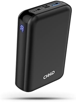 Ultimate 10000 m Ah Pocket Power Bank for Heated Vests and Jackets – Dual USB Portable Charger with LED Display for i Phone and Android Devices – Lightweight External Battery for Outdoor Adventure Enthusiasts
