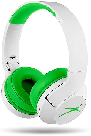 Altec Lansing Kid-Safe Wireless Headphones – Active Noise Cancellation for Children Aged 7+, 85 d B Volume Limiting, 15-Hour Battery Life, Ergonomic Foldable Design for Ultimate Comfort and Safety in Music, Movies, and Gaming