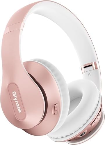 Transform Your Listening Experience: Glynzak Premium Wireless Over-Ear Headphones with 65-Hour Playtime, Hi-Fi Stereo Sound, and Custom EQ Settings – Perfect for Travel, Gaming, and Daily Use