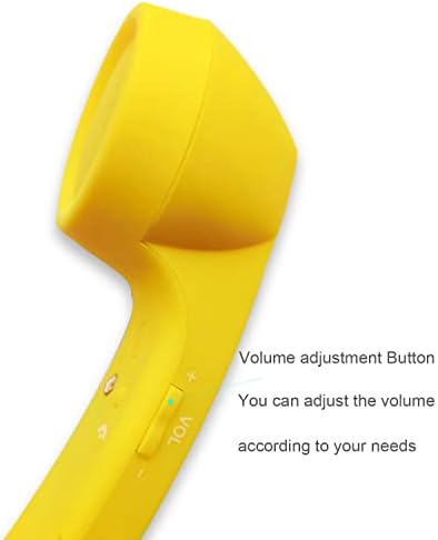 Vintage-Style Wireless Bluetooth Headset: Retro Phone Handset with Built-In Mic for Clear Calls & Music | Comfortable Design for i Phone & Android | Enhance Your Audio Experience with Radiation Reduction & Seamless Connectivity