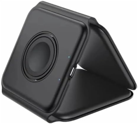 Revolutionary 3-in-1 Magnetic Wireless Charger for Apple Devices – Foldable Travel Dock for i Phone 15/14/13/12 Pro Max, Apple Watch & Air Pods – Fast Charging Pad for Ultimate Convenience – Sleek Design for On-the-Go Power Solutions