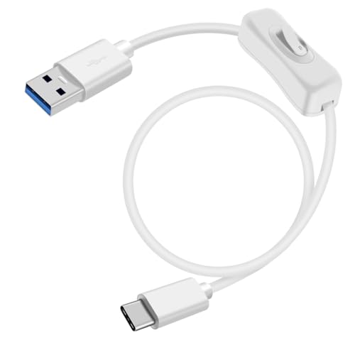 Premium USB C to USB Cable with On/Off Switch – High-Speed 5 Gbps Data Transfer & Power Supply for Laptops, PCs, Phones, and Cars (1.5 m / 4.9 FT) – Versatile Connectivity Solution for Enhanced Efficiency and Convenience
