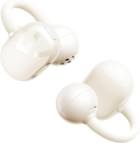 Revolutionize Your Audio Experience with Sound PEATS POP Clip Wireless Open Ear Earbuds – Ultra-Lightweight Sports Headphones Featuring 30 Hours of Playtime and IPX5 Waterproof Rating for Ultimate Durability – Advanced Bluetooth 5.4 Connectivity for Seamless Listening – Ideal for Runners and Fitness Enthusiasts – Enjoy Superior Comfort and Surround Awareness for Enhanced Safety While You Stay Active